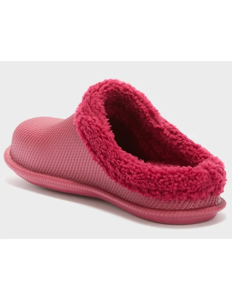 SCHOLL PANTOFOLE NEEVA BORDEAUX CON PELO