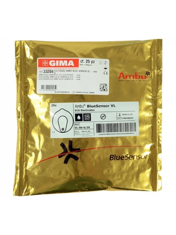 BLUE SENSOR ELETTRODI ECG 72X68 - 25PZ.