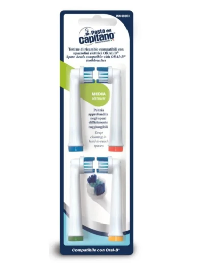 TESTINE DI RICAMBIO PER PULIZIA PROFONDA - 4PZ.