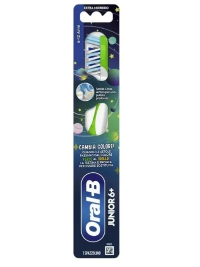 ORALB JUNIOR SPAZZOLINO MANUALE 6-12 ANNI
