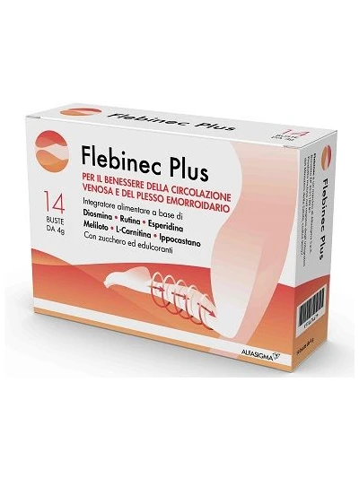 FLEBINEC PLUS - INTEGRATORE 14 BUSTINE