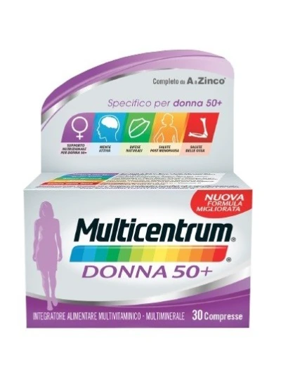 MULTICENTRUM DONNA 50+ INTEGRATORE - 30 COMPRESSE