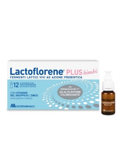 LACTOFLORENE PLUS BIMBI INTEGRATORE - 12 FLACONCINI