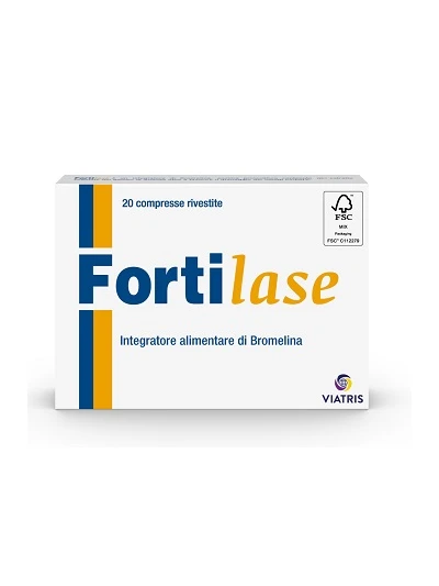 FORTILASE INTEGRATORE ALIMENTARE BROMELINA - 20 COMPRESSE