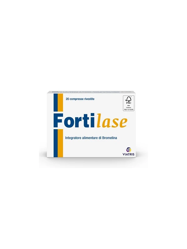 FORTILASE INTEGRATORE ALIMENTARE BROMELINA - 20...