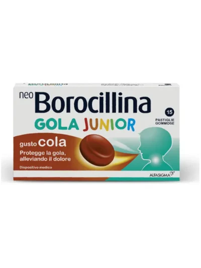 NEOBOROCILLINA GOLA JUNIOR - GUSTO COLA 15 PASTIGLIE GOLA