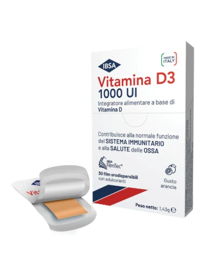 VITAMINA D3 IBSA 1000UI INTEGRATORE - 30FILM ORODISPERSIBILI