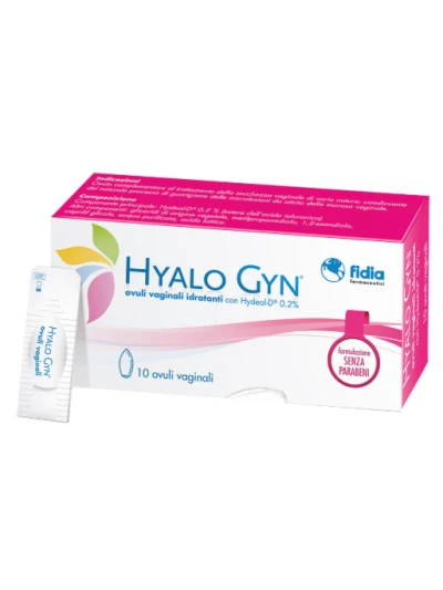 HYALO GYN OVULI VAGINALI PER SECCHEZZA - 10 PEZZI
