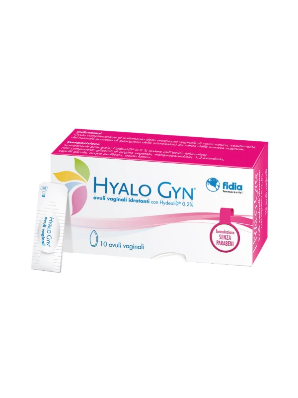 HYALO GYN OVULI VAGINALI PER SECCHEZZA - 10 PEZZI