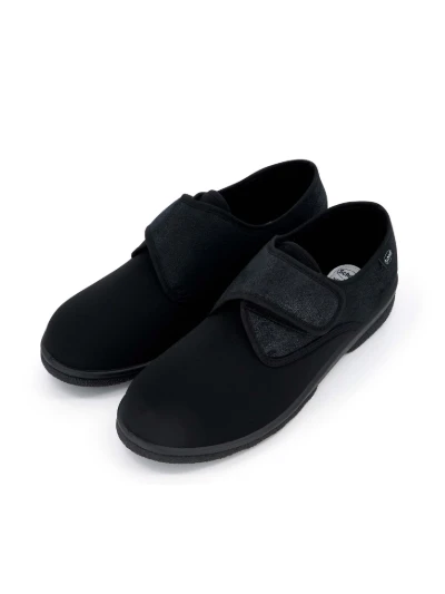 RHEMES SCARPE UOMO CON CHIUSURA A STRAPPO NERE 2