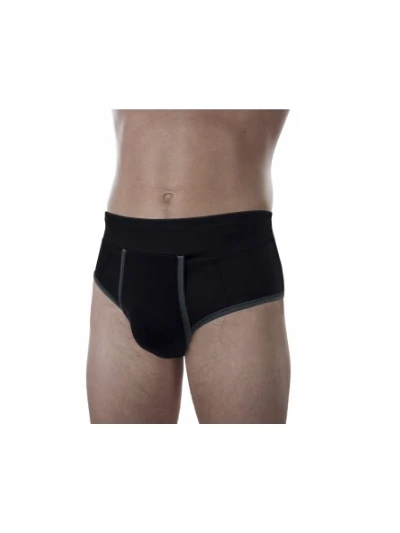 ORIONE 519 SLIP CONTENIMENTO ERNIA INGUINALE NERO