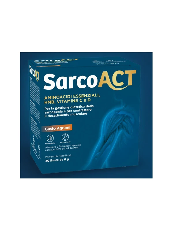 SARCOACT - 30 BUSTE DA 8 GRAMMI GUSTO AGRUMI