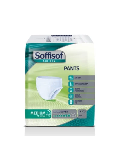 SOFFISOF AIR DRY PANTS SUPER - 9 PEZZI MEDIUM