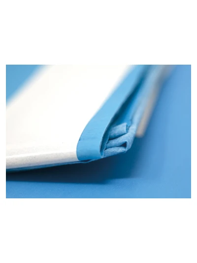 TELO CHIRURGICO CON LATO ADESIVO IN TNT+PE - 75X90