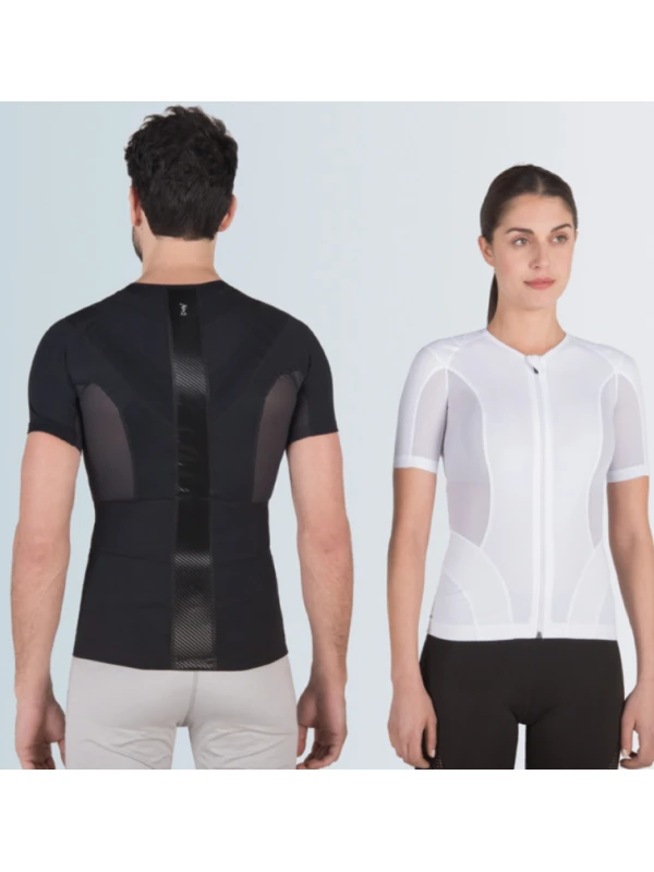 MAGLIETTA POSTURALE DONNA NERA F.G.P. P+FORCE