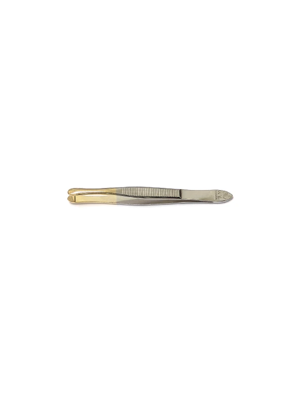 PINZA TONDA IN NICHEL CON DORSO ANTIGRIP PUNTA...