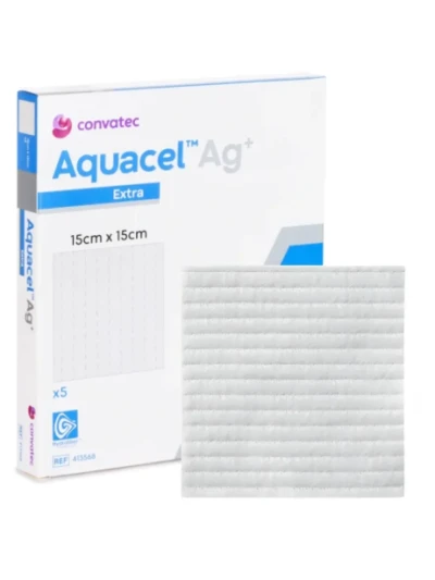 AQUACEL AG+ EXTRA MEDICAZIONE 15X15CM - 5PZ COD.413568