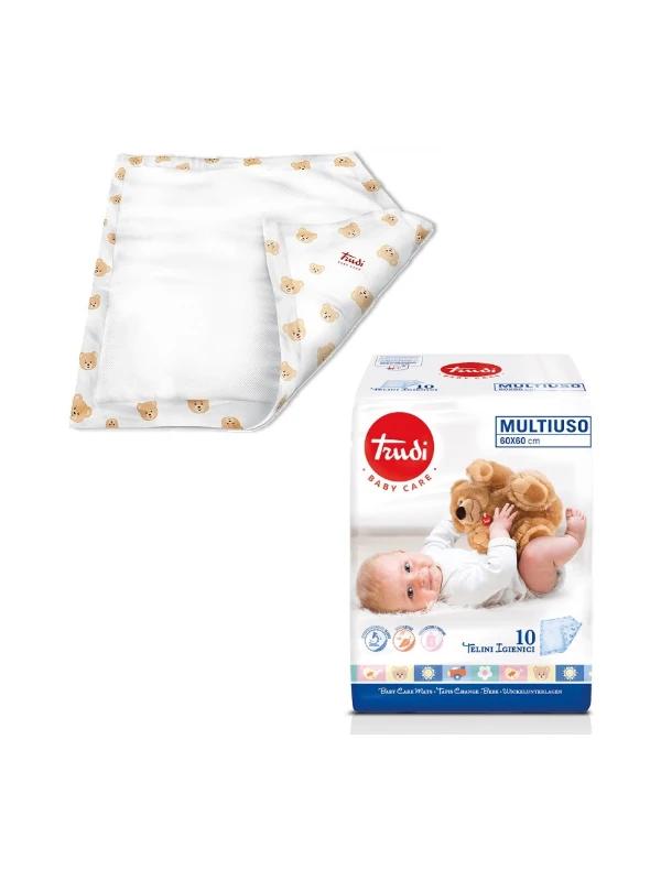 TRUDI BABY CARE TELINI IGIENICI MULTIUSO 60X60...