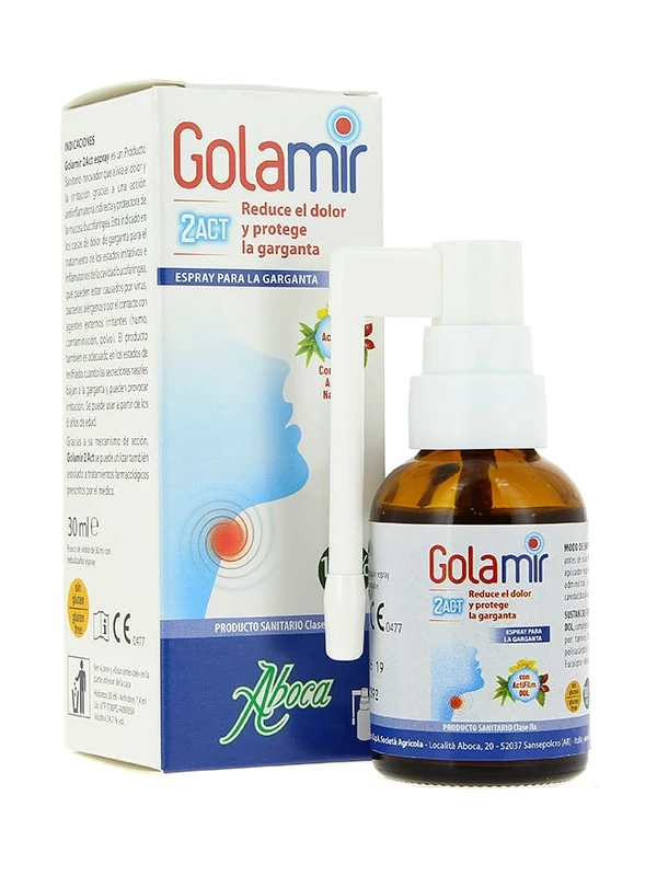 GOLAMIR 2ACT SPRAY PER LA GOLA NO ALCOOL 30ML...