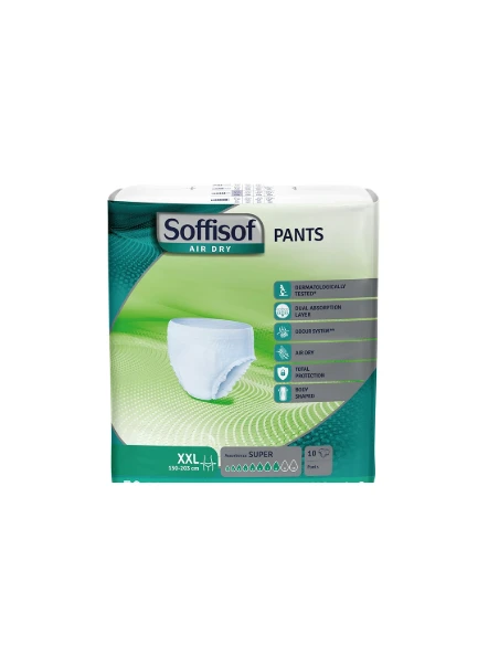 SOFFISOF AIR DRY PANTS - TAGLIA XXL SUPER 10 PEZZI