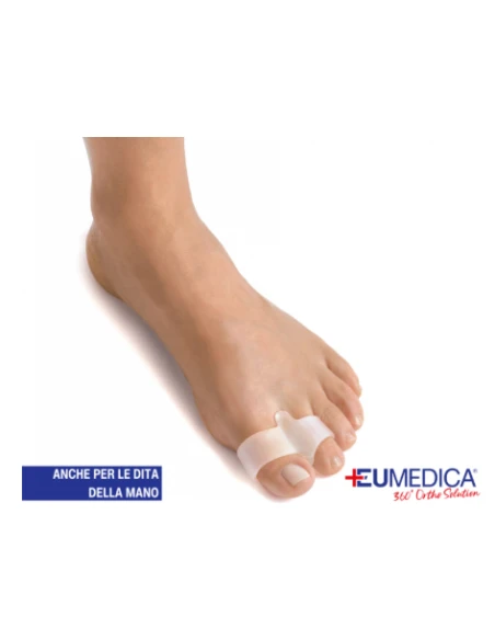 SEPARATORE DITA A DOPPIO ANELLO - PER DITA DI PIEDI/MANO