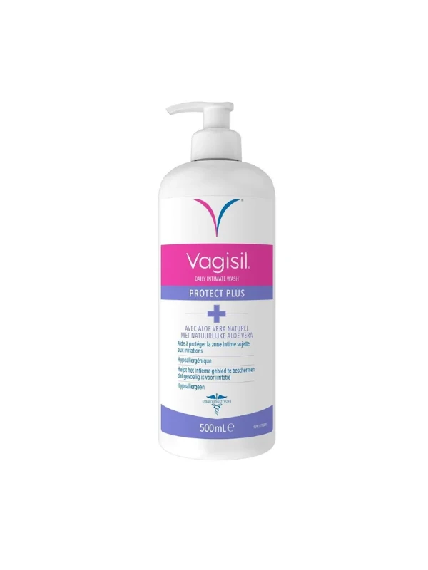 VAGISIL DETERGENTE INTIMO PROTECT PLUS 500ML