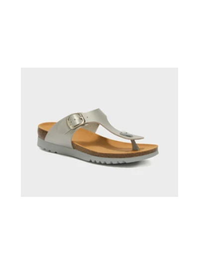 SCHOLL SANDALI BOA VISTA IN SIMILPELLE ORO/ARGENTO 2