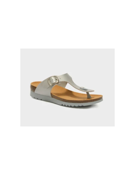 SCHOLL SANDALI BOA VISTA IN SIMILPELLE ORO/ARGENTO