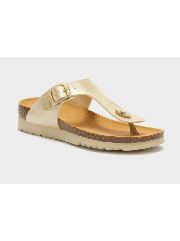 SCHOLL SANDALI BOA VISTA IN SIMILPELLE ORO/ARGENTO
