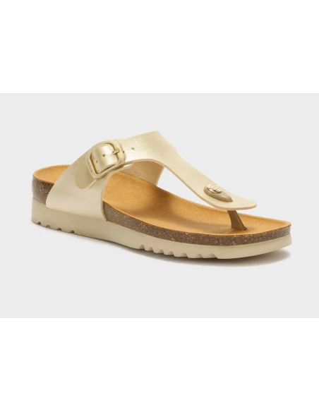 SCHOLL SANDALI BOA VISTA IN SIMILPELLE ORO/ARGENTO