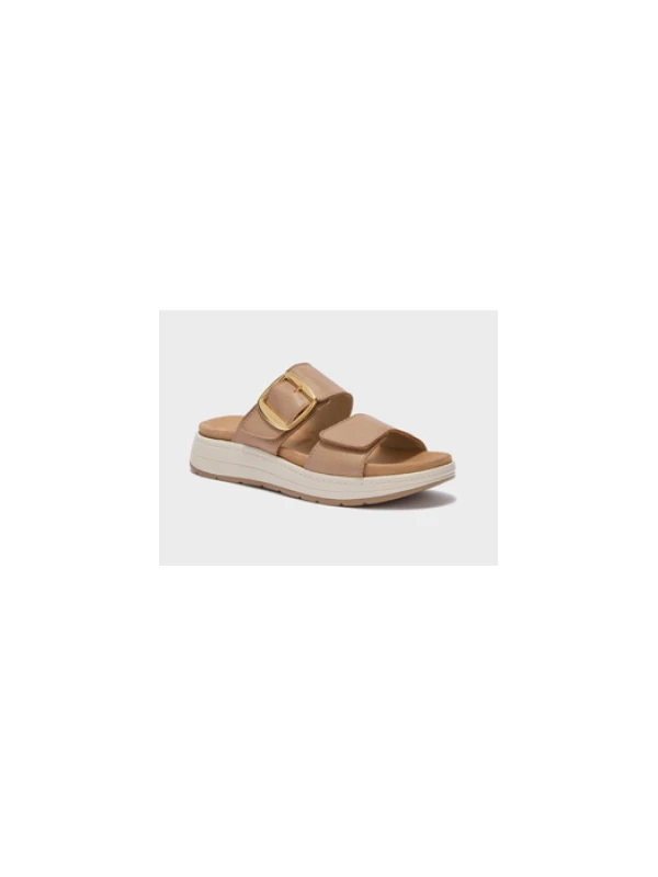 SCHOLL SANDALI SCILLA 2 STRAPPI IN SIMILPELLE NUDE