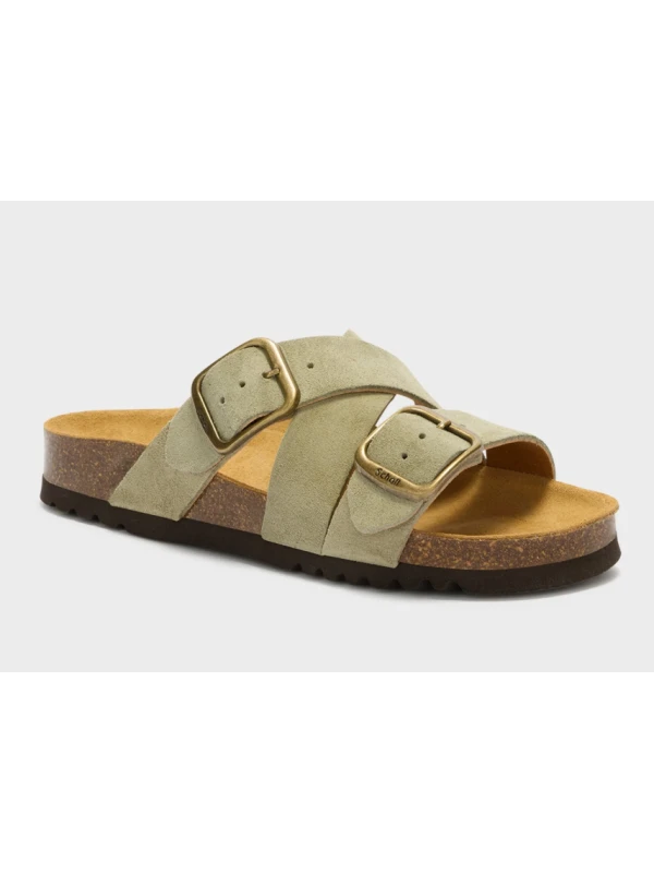 SCHOLL SANDALI SELENE IN PELLE SCAMOSCIATA...