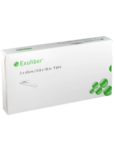 EXUFIBER MEDICAZIONE 2X45CM - 5PZ COD.709909