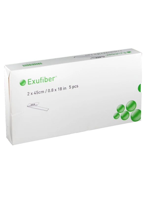 EXUFIBER MEDICAZIONE 2X45CM - 5PZ COD.709909