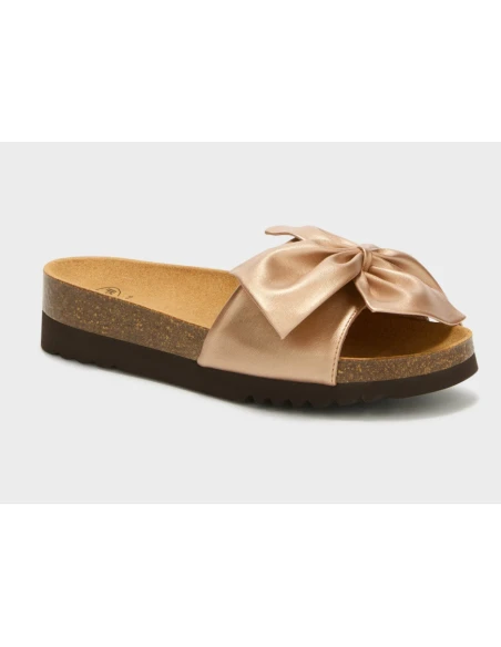 SCHOLL SANDALI BOWY 2.0 IN SIMILPELLE - ORO ROSA/ARGENTO