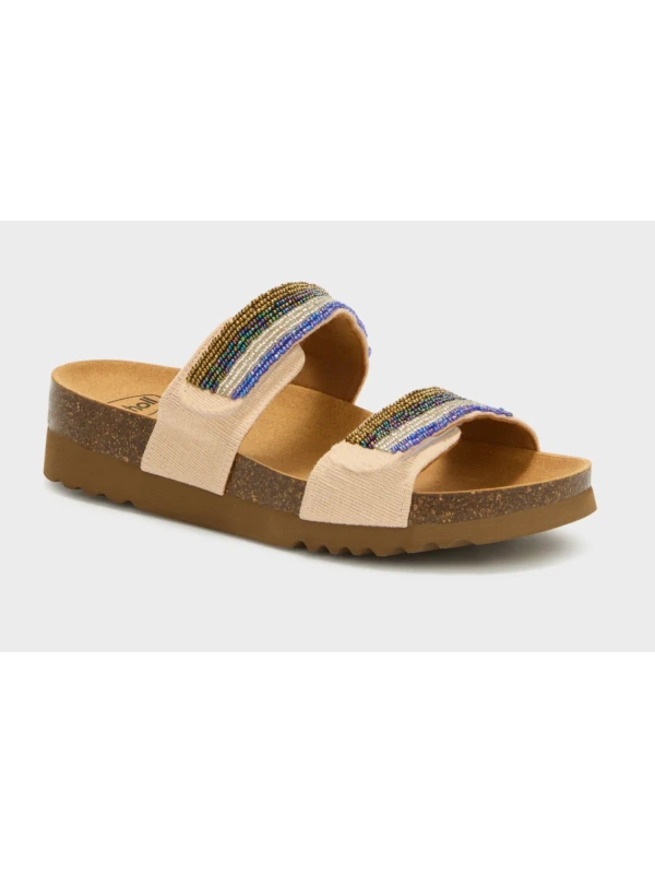 SCHOLL SANDALI ZAFIRAH 2 STRAPPI CON PERLINE...