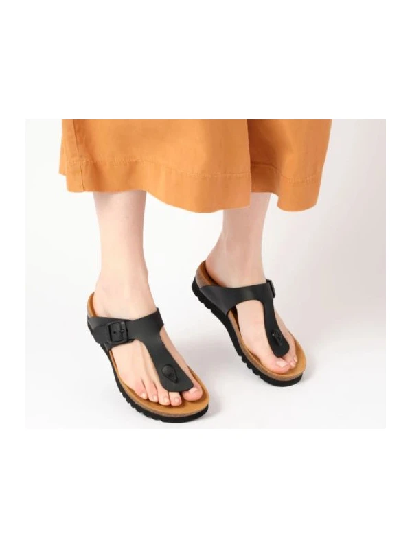 SCHOLL SANDALI BOA VISTA IN SIMILPELLE NERO