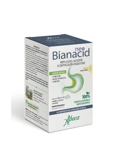 NEOBIANACID INTEGRATORE REFLUSSO 45 COMPRESSE AL LIMONE