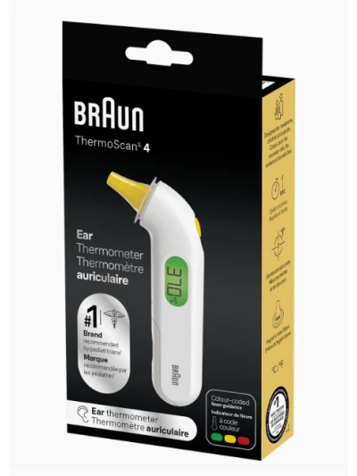BRAUN THERMOSCAN 4 - TERMOMETRO AURICOLARE A BATTERIA