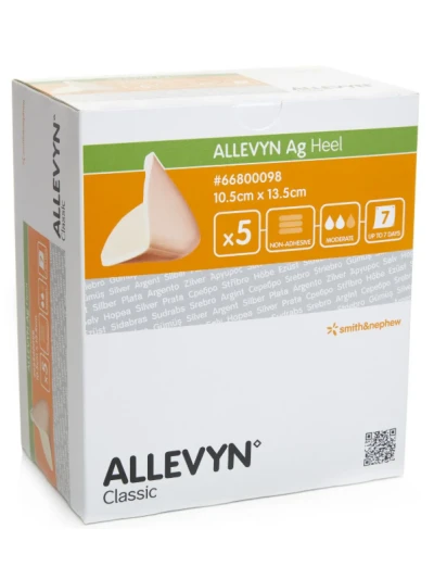 ALLEVYN AG HEEL MEDICAZIONE ADESIVA TALLONE 10,5X13,5CM -... 2