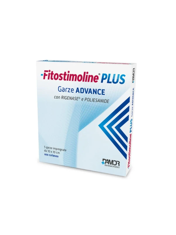 FITOSTIMOLINE PLUS GARZE ADVANCE - 5 PEZZI 10X10