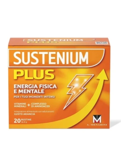 SUSTENIUM PLUS ARANCIA - ENERGIA FISICA E MENTALE 20 BUSTE