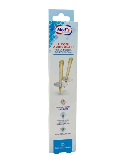 MED'S CONI CERATI AURICOLARI - 2PZ