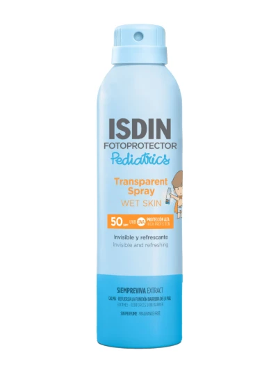 ISDIN TRANSPARENT SPRAY WET SKIN - PROTEZIONE PEDIATRICA...