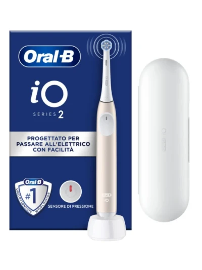 ORALB POWER IO 2S SPAZZOLINO ELETTRICO ROSA + CUSTODIA