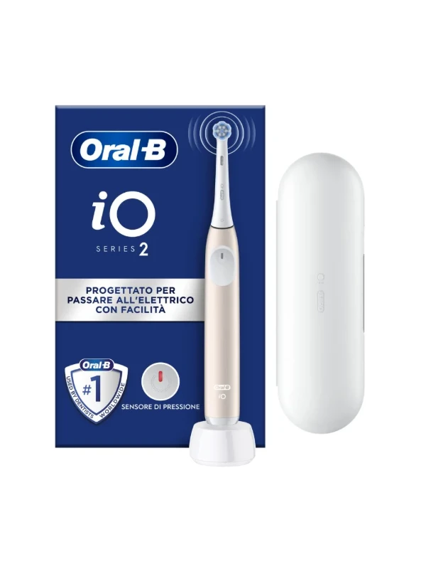 ORALB POWER IO 2S SPAZZOLINO ELETTRICO ROSA +...
