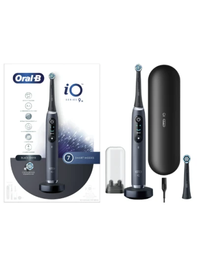 ORALB IO 9 SPAZZOLINO ELETTRICO NERO + 2RICAMBI E CUSTODIA