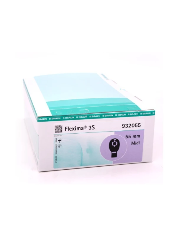 FLEXIMA 3S ILEOSTOMIA MID BEIGE 55MM