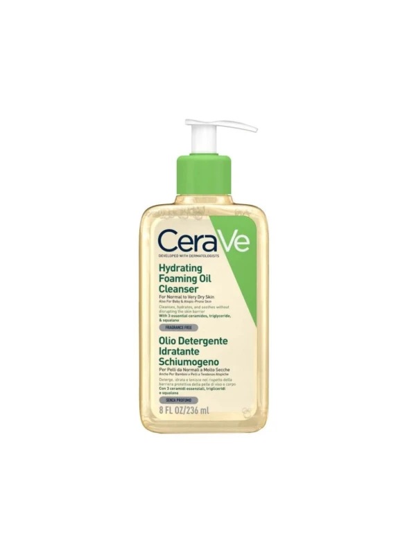 CERAVE OLIO DETERGENTE IDRATANTE SCHIUMOGENO -...