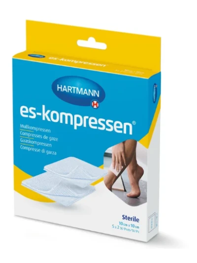 COMPRESSE DI GARZA ES-KOMPRESSEN 10X10 - 10PZ